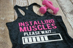 New Women's Battery Print Tank Top