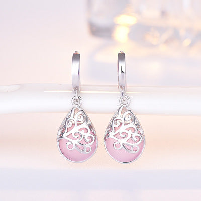Moonlight Cat Eye Earrings in Luxury Gift Box