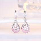 Moonlight Cat Eye Earrings in Luxury Gift Box