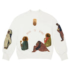 Heavy-duty Loose Sweater - Jesus is The King Design