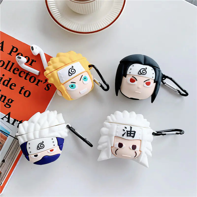 Naruto AirPods Case - Cartoon Silicone Cover for Apple | Accessory