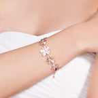 Korean Fresh Cat Eye Color, Plum Blossom Bracelet