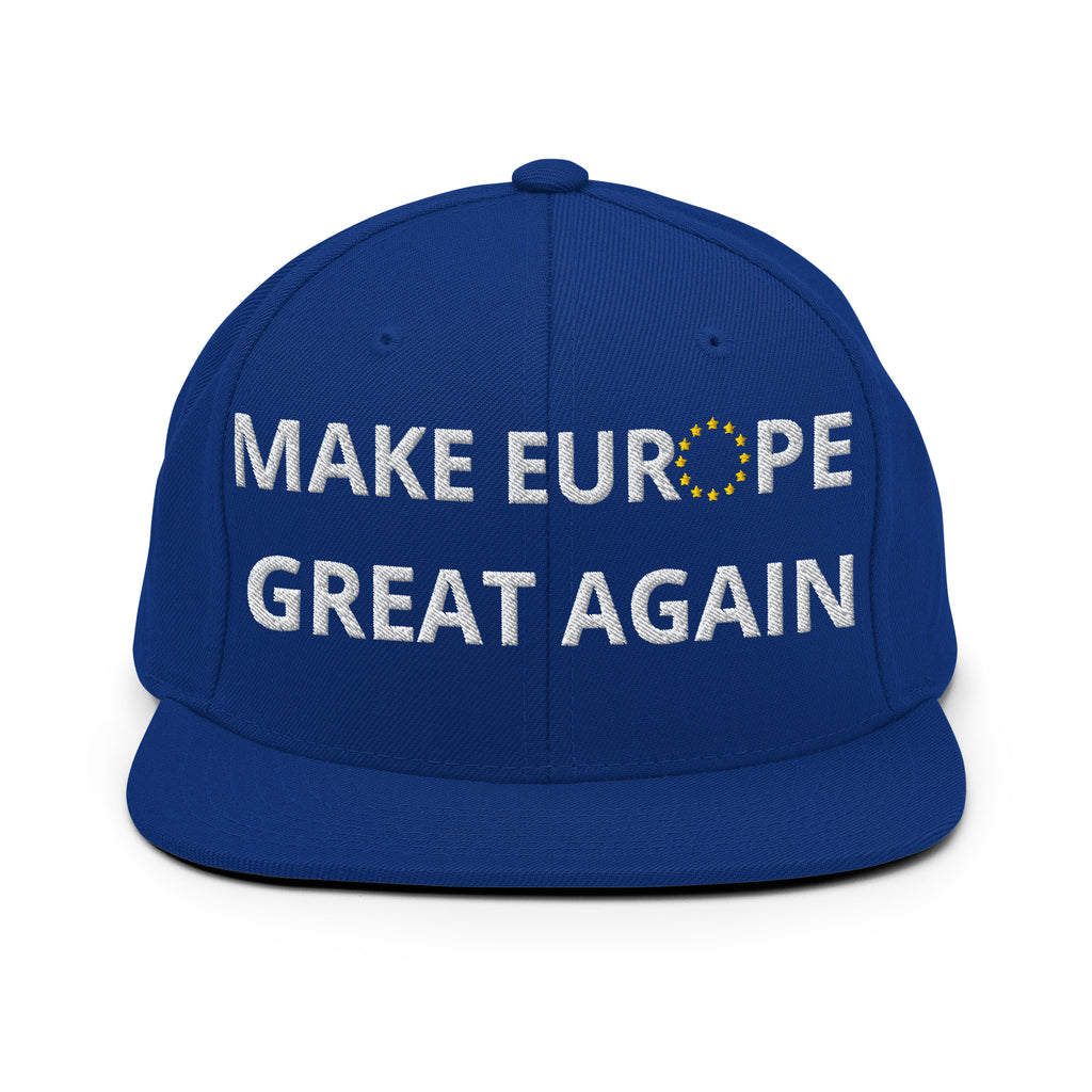 MEGA Hat - Make Europe Great Again | Embroidered Snapback