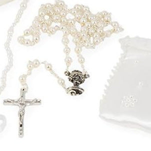 Manufacturer Direct Rosary Beads Imitation Glass Necklace | Christian Jewelry