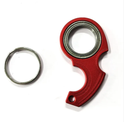 Metal Texture Rotating Keychain | Accessory