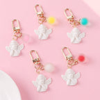 Trendy Angel Keychain with Jelly Color Ball Accessory | Accessory