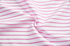 LIVA Women's Summer Striped V-Neck Top and Shorts Set