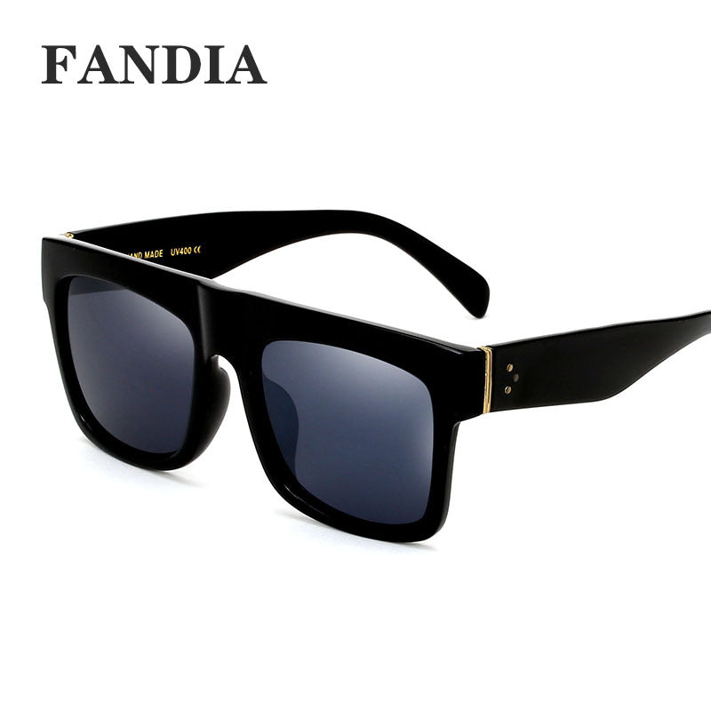 Flat-Top Oversized Sunglasses