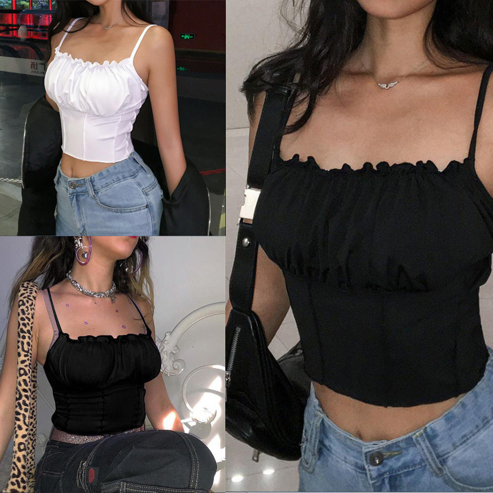 Summer New Sexy Slim Fit Crop Tank Top