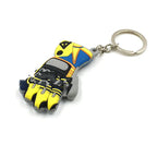 New Gloves and Clothing with Motorcycle Keychain | Accessory