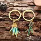 Cactus Plant Keychain and Keyring Accessory | Accessory
