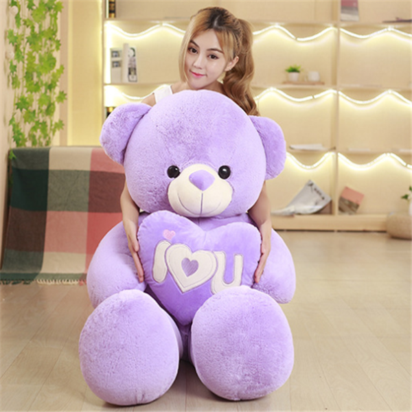 Teddy Bear - Cuddly Bear with Heart Design | Home Decor
