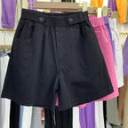 Women's Summer High-Waisted Loose Fit Shorts