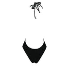 Women's Deep-V Plunge High-Cut One-Piece Swimsuit