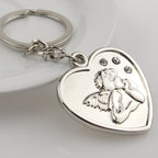 Heart-Shaped Angel Keychain with - Custom Gift | Accessory