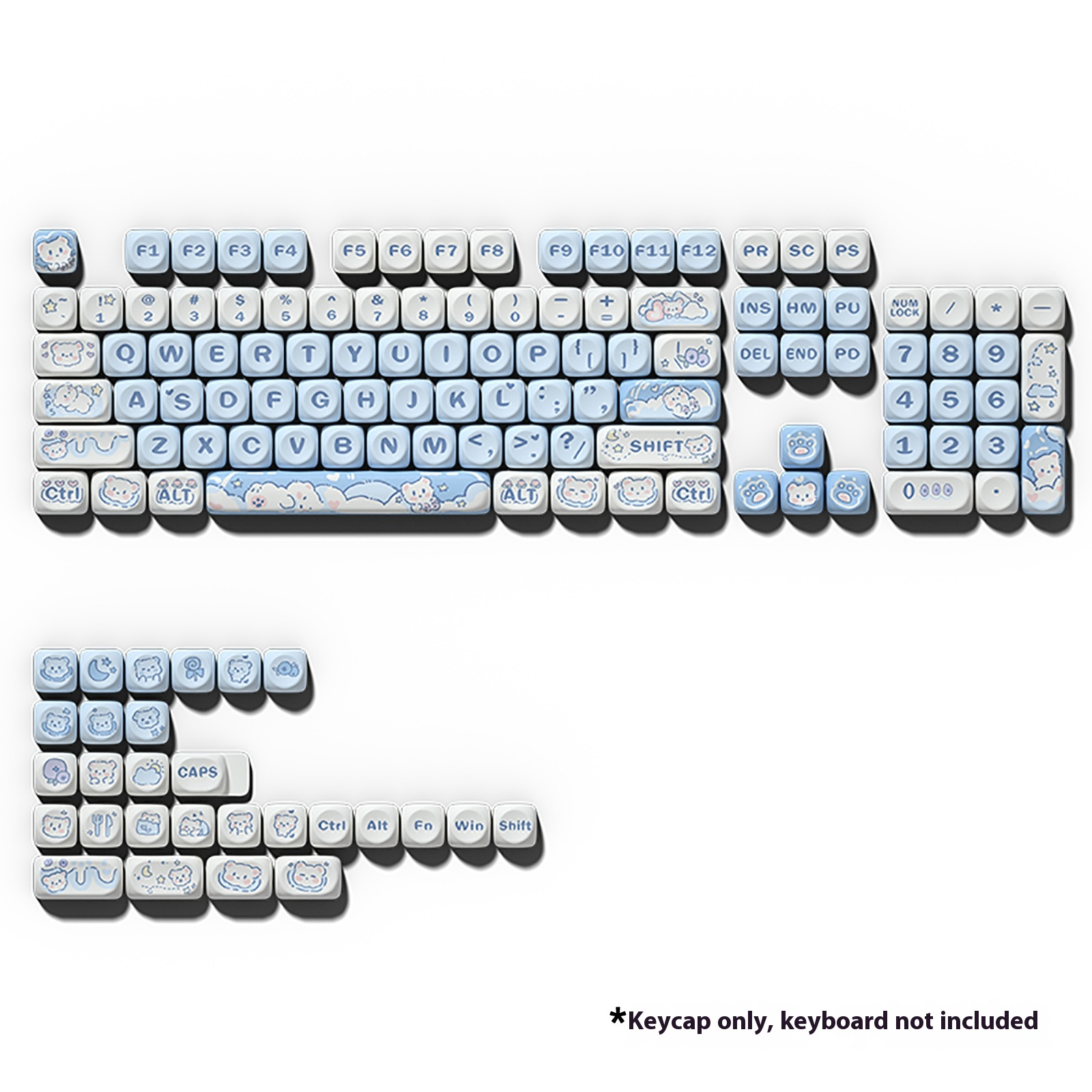 Ice Cream Teddy Bear Keycap | Home Decor