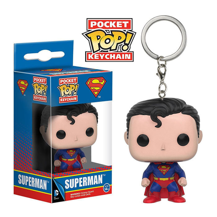 Avengers DC Heroes Keychains: Superman, Iron Man, Thanos | Accessory