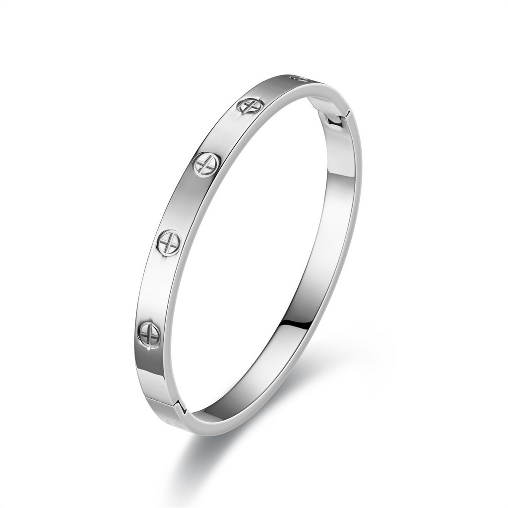 Stainless Steel Cross Nail Bracelet
