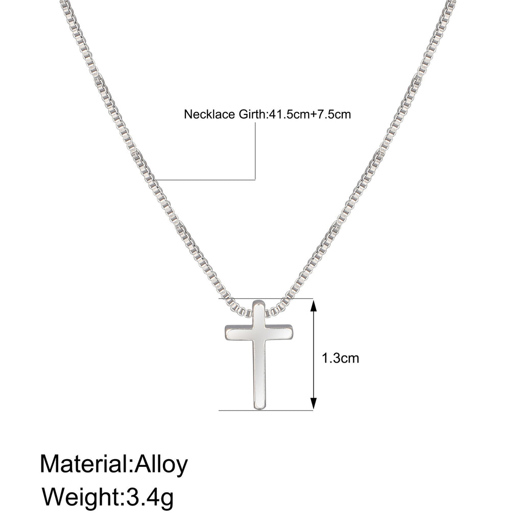 Gold & Silver Christian Cross Necklace | Christian Jewelry