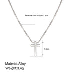 Gold & Silver Christian Cross Necklace | Christian Jewelry