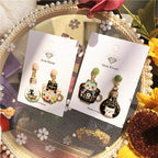 Silver Cat Lover Series Earrings