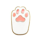 Cute Cartoon Dog and Cat Paw Brooch Pin in Alloy