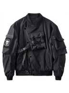 God of Death Techwear Bomber Jacket for Men