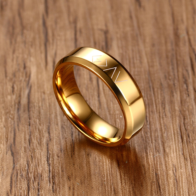 Stainless Steel Christian Scripture Ring | Christian Jewelry