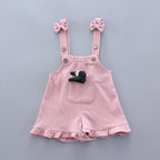 Cute Summer Outfit for Girls - 2Pcs T-Shirt & Shorts