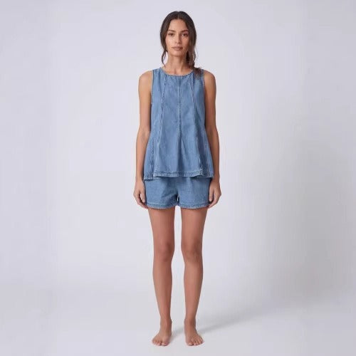 Casual Two-piece Shorts Set for Women