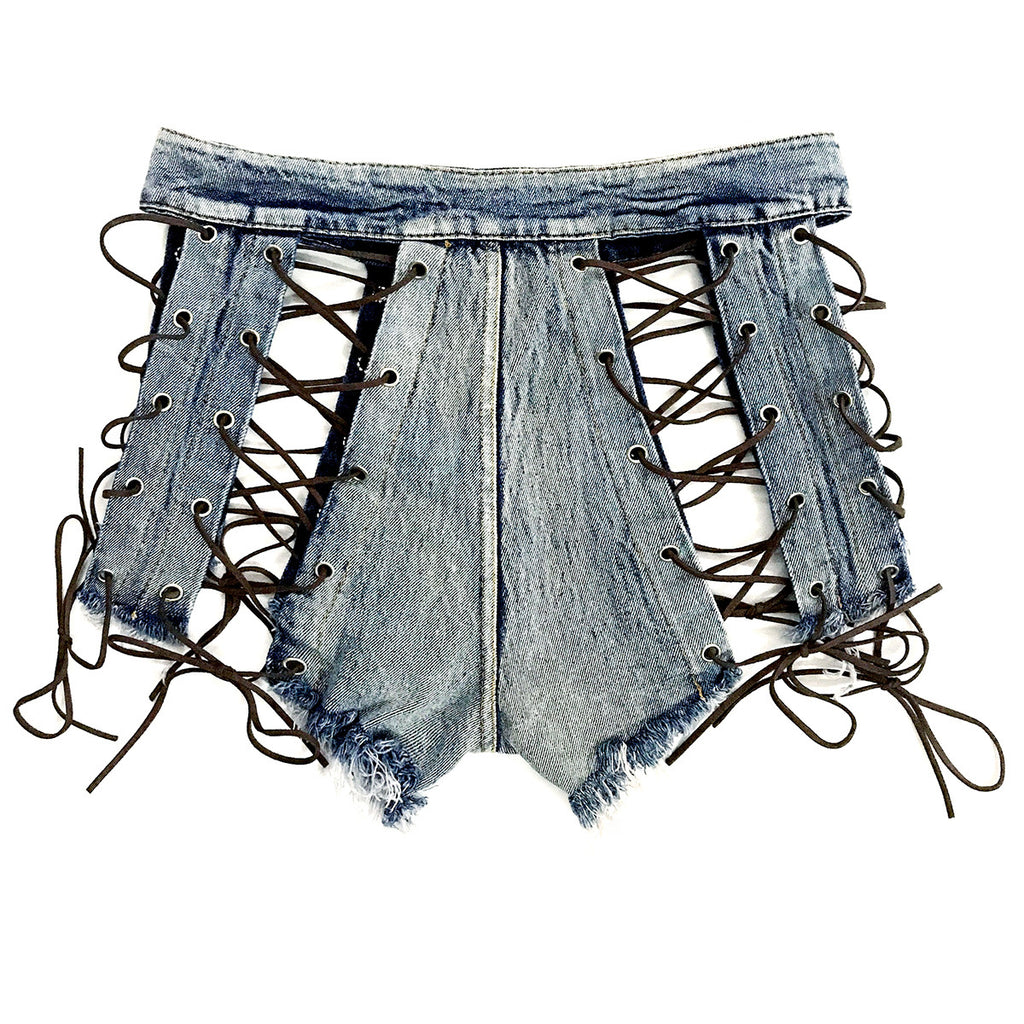 High Waist Denim Shorts for Women - Sexy Club Style