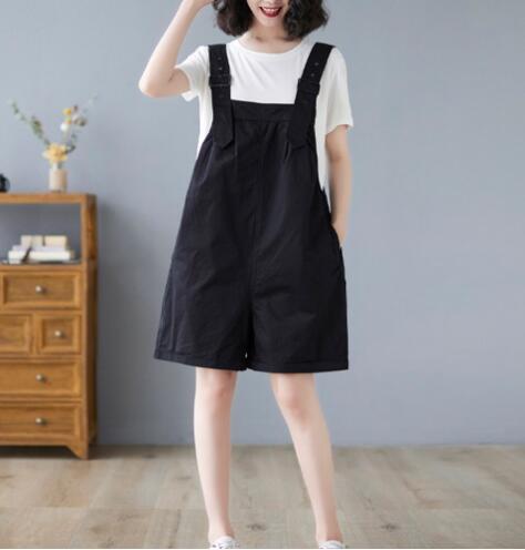 Casual Denim Shorts for Women with Colorful Straps