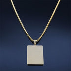 Stainless Steel Bible Prayer Necklace for Men