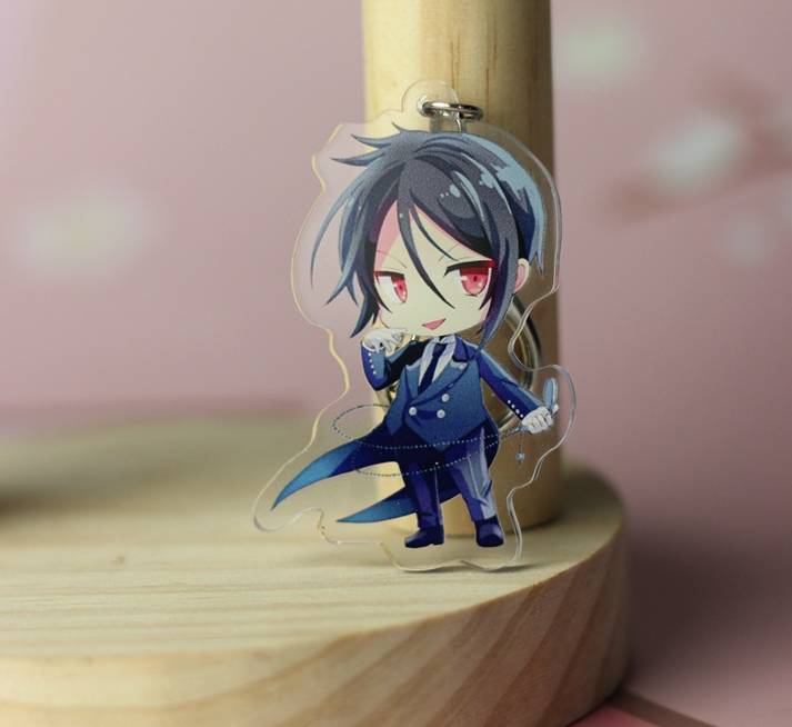 Acrylic Keychain - Double-Sided, Black Butler Accessory | Accessory