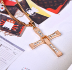 Men's Cross Diamond Pendant Necklace | Christian Jewelry