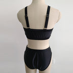 Women's Off-Shoulder Bandeau High-Waist Bikini Set