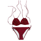 2019 Trendy Plus Size Halter Bikini Swimsuit for Women