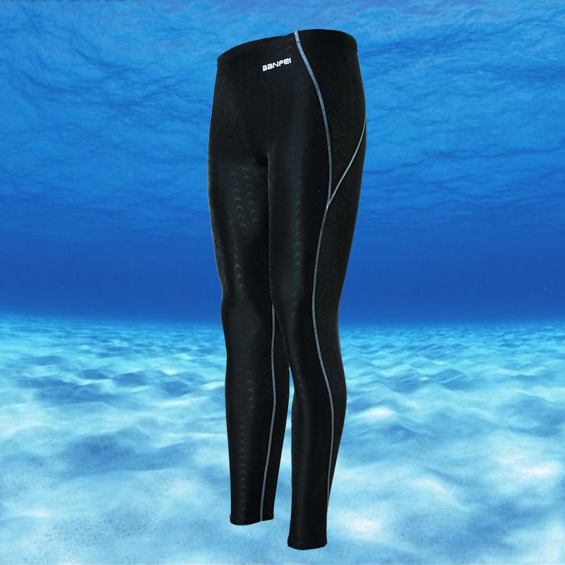 Men's Long Leg Sharkskin Swim Tights