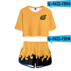 Customizable 3D Crop Top and Shorts Set