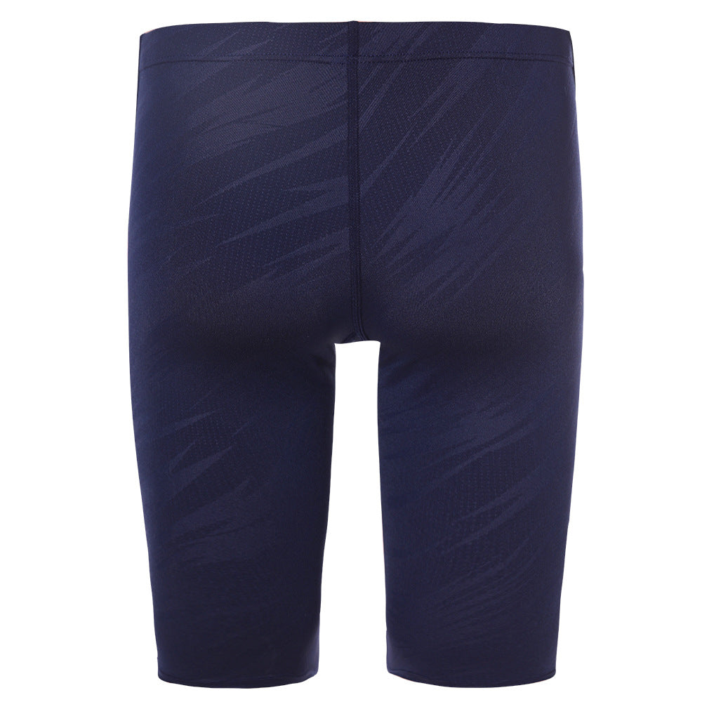 Pool Pro Mid Leg Athletic Swim Trunks (Five Point)