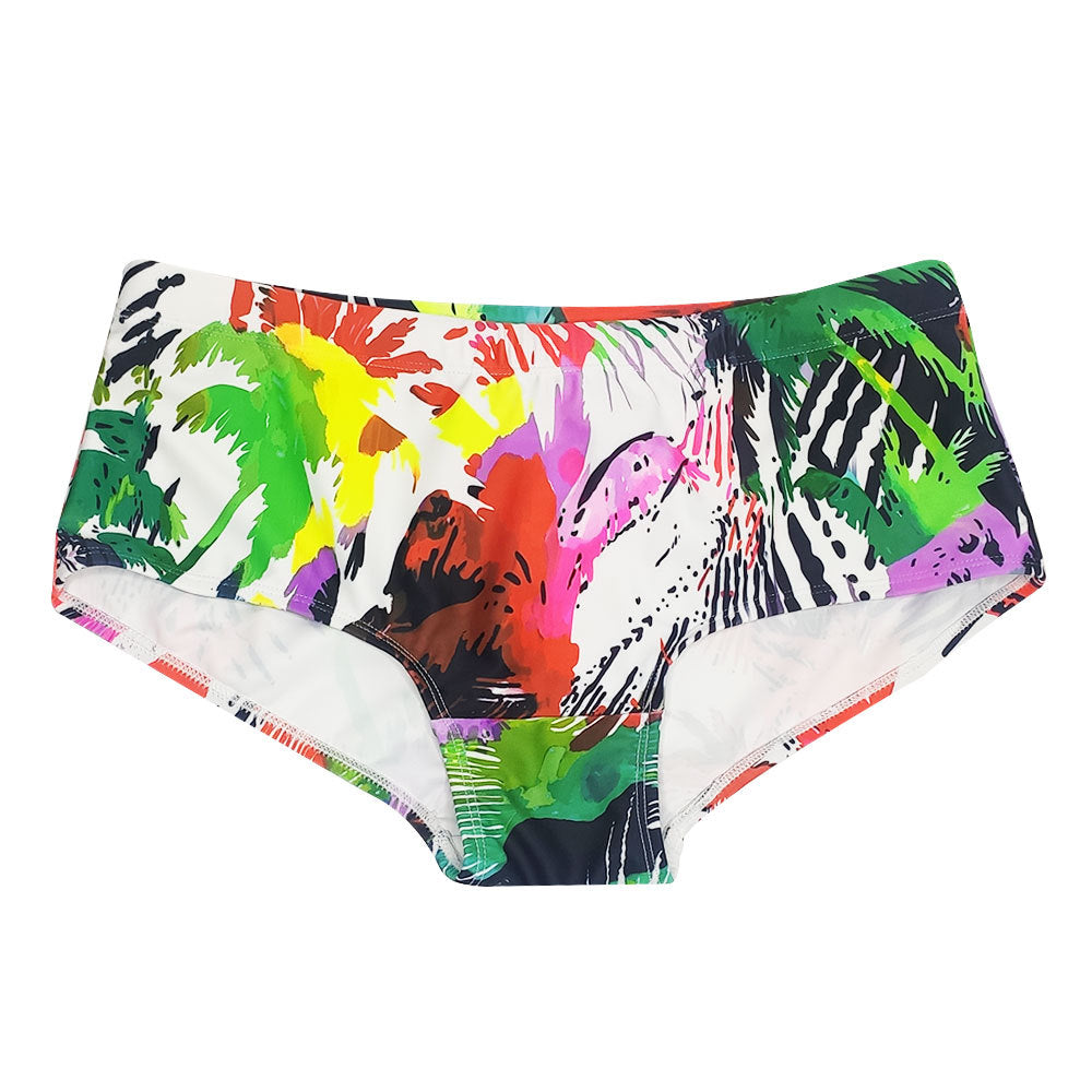 Men's Tropical Print Swim Briefs