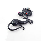 Stylish Korean Black Cat Brooch with Rose Design
