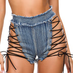 Sexy High-Waisted Denim Pants and Shorts for Women