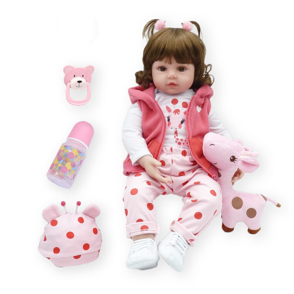 Fashionable Short Curl Doll - Reborn Baby Doll | Home Decor