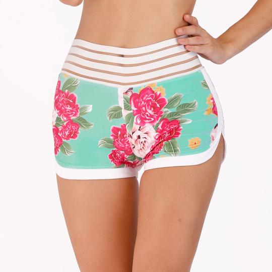 Women's High-Waisted Yoga Shorts for Fitness and Running
