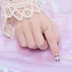 Cute Line Fashion Cat Ring