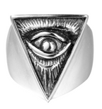 Creative Ring, Eye of God, Stainless Steel Accessory
