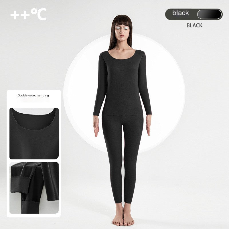 Double-Sided Thermal Underwear Set for Women