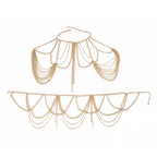 Layered Silver Chain Body Harness