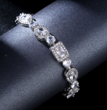 Water Drop Multi-Shape Horse Eye Zircon Bracelet